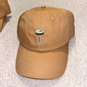 Official Absolut x Kahlúa Espresso Martini Embroidered Dad Hat - Khaki / Gold